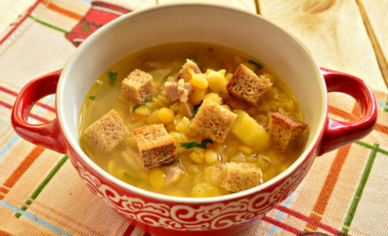 Гороховий суп з куркою   7 рецептів, включаючи копчену курку