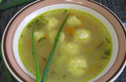 Курячий суп з галушками   6 рецептів