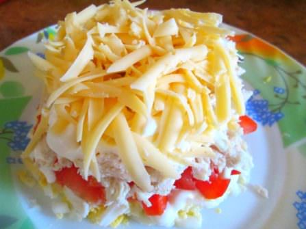 Салат з куркою і помідорами   9 простих рецептів