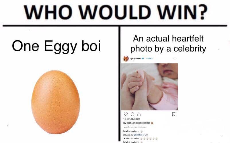 Найпопулярніше фото в Instagram — яйце