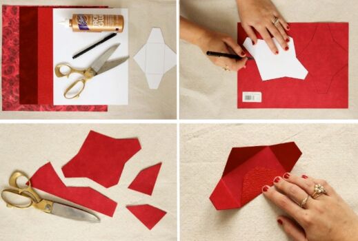 Валентинки своїми руками в домашніх умовах. Ідеї, як зробити валентинки   листівки з паперу