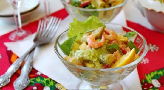 Салат з креветками. 10 смачних і докладних рецептів