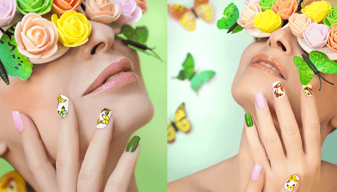 Ніжні нігті 2021 дизайн ніжного манікюру, фото новинки, красиві короткі френч літо весна, шелак