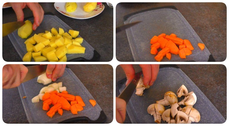 Як смачно приготувати курячі гомілки з картоплею в духовці