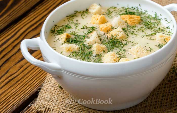 Сирний суп з плавленим сиром: простий рецепт