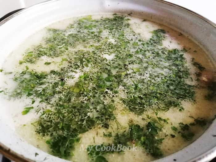 Сирний суп з плавленим сиром: простий рецепт