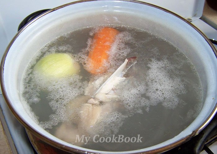 Курячий суп з вермішеллю рецепт