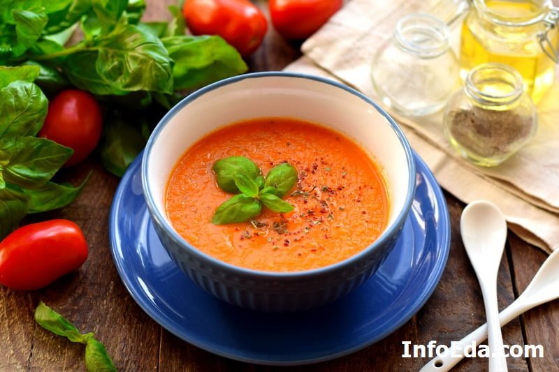 Томатний суп пюре: класичний рецепт з фото