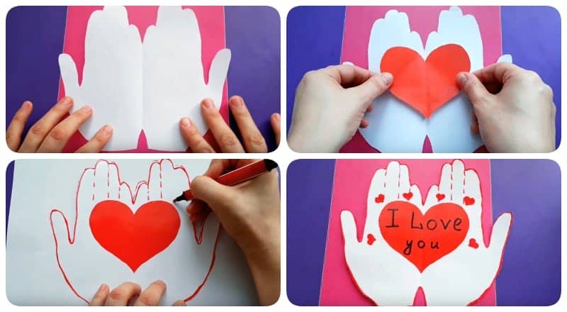 Валентинки своїми руками з паперу + шаблони для роздрукування