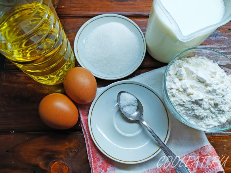 Млинці на молоці — простий рецепт