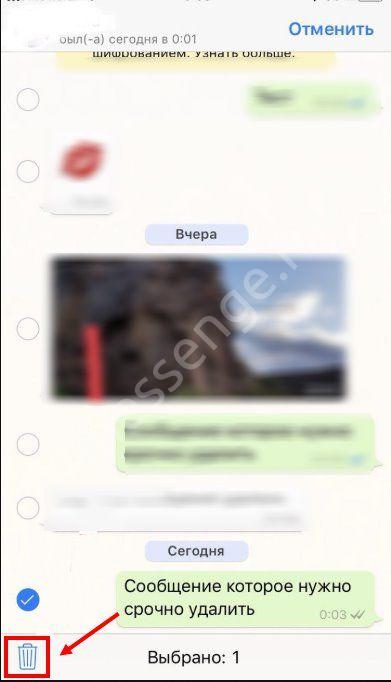 Як видалити повідомлення Ватсапе у співрозмовника: інструкція для Android і iPhone