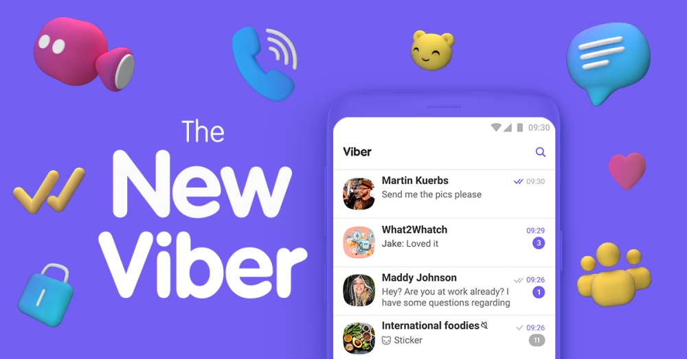 Оновлення Viber 10 — нові функції, новий дизайн