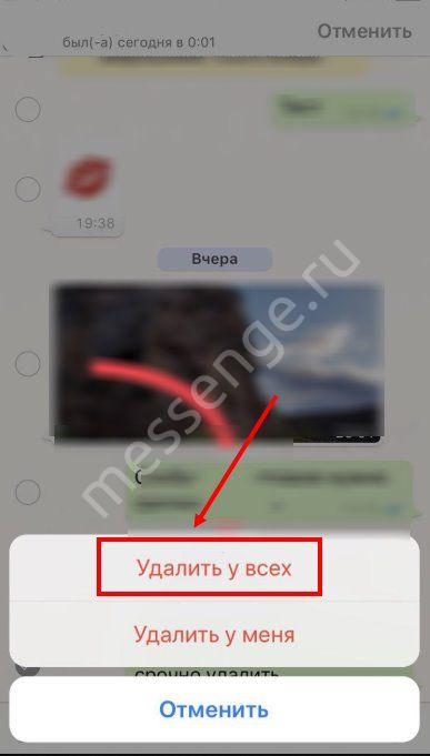 Як видалити повідомлення Ватсапе у співрозмовника: інструкція для Android і iPhone