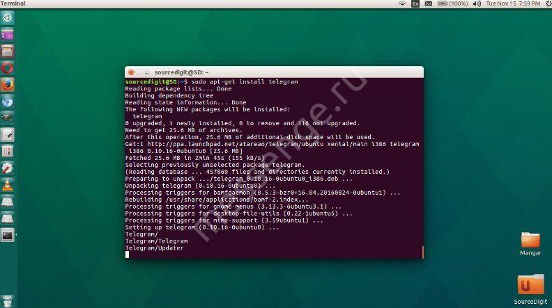 Встановлюємо Telegram на Linux: всі способи