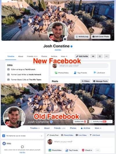 Facebook впровадив новий дизайн в 2020 році