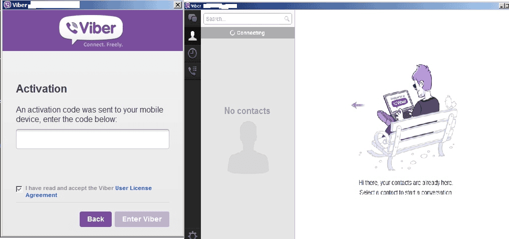 Viber Desktop (Вайбер десктоп) російською мовою