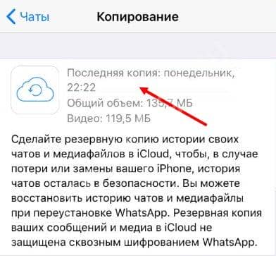 Резервна копія WhatsApp в iCloud: як зробити, відновити і зберегти